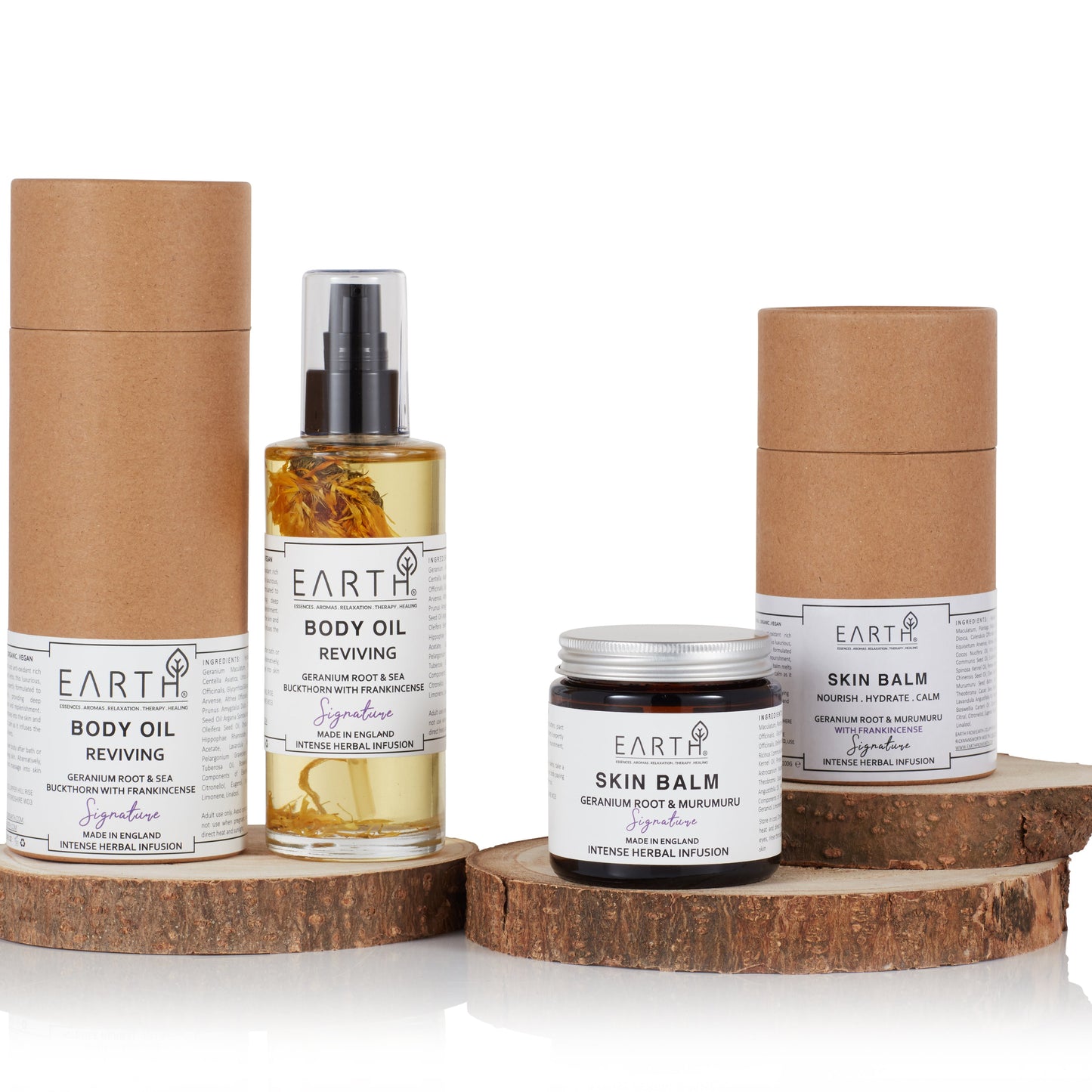 EARTH BODY OIL and SKIN BALM  DUET