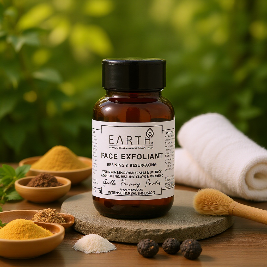 EARTH FACE EXFOLIANT - POWDER TO FOAM