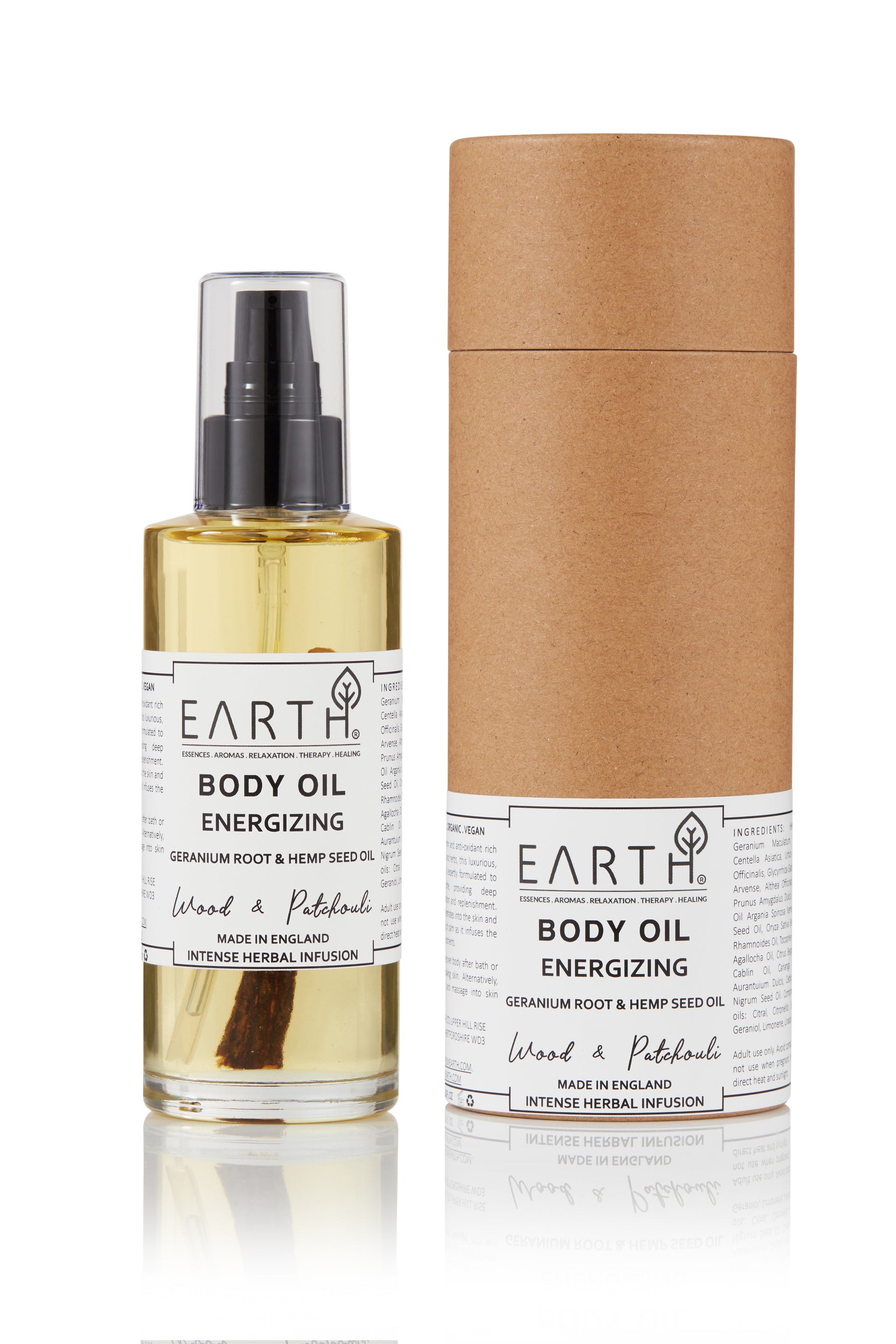 EARTH BODY OIL WITH WOOD & PATCHOULI - 150 ML