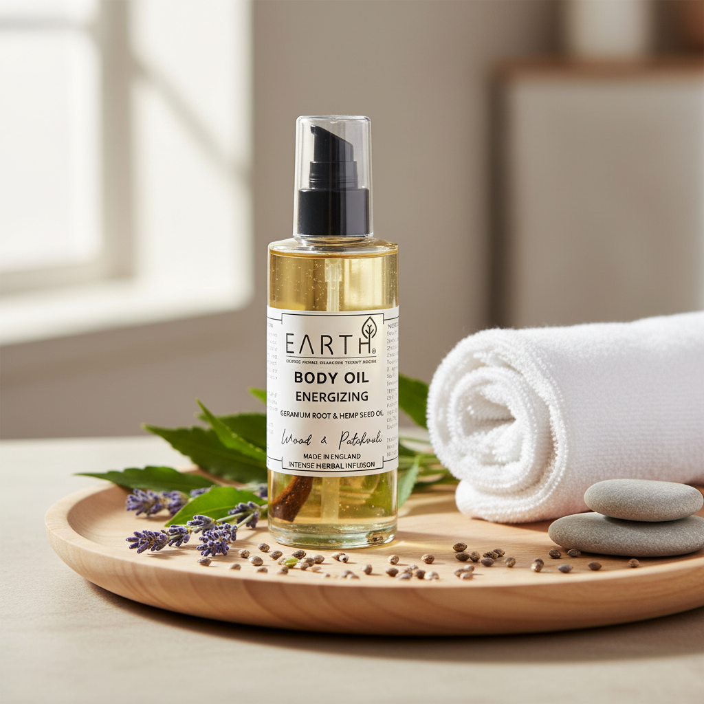 EARTH BODY OIL WITH WOOD & PATCHOULI - 150 ML